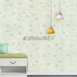 Papel Pintado Flor Verde Autopegado