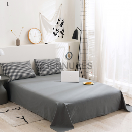 Sábana de Color Sólido de Algodón Puro