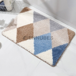 Alfombra Lavable Antideslizante con Rejilla de Rombos para Bebé