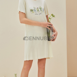 Pijamas Mujeres Estampado Cacto Verano