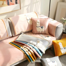 Funda de Sofá Escandinavo de Moda Minimalista Antideslizante para Todas las Estaciones