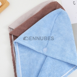 Gorro de Secador de Cabello de Microfibra Coral