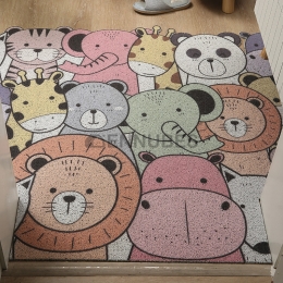 Alfombra Antideslizante Lavable de Animal Dibujos Animados para Bebés