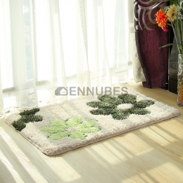 Alfombras Dormitorio de Microfibra Flor