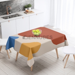 Mantel Antimanchas de Patrones Geométricos Digital