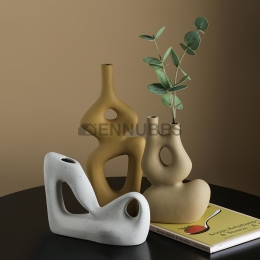 Jarrón de Cerámica Moderno y Creativo