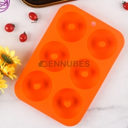 Molde Pastel de Silicona Molde para Hacer Donas Bricolaje
