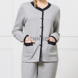Pijamas Otoño Mujeres Traje Algodón