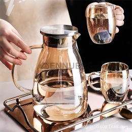 Tetera Novedosa y Creativa de Vidrio Resistente a las Altas Temperaturas