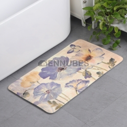 Alfombra Baño con Estampado de Franela
