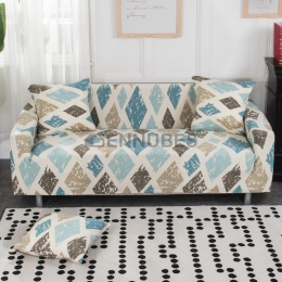 Funda de Sofá Patrón de Diamante Impresión Nórdico