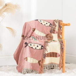 Manta de Fibra Simple de Algodón Puro