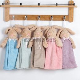 Toalla de Mano Bordada con Dibujos Animados