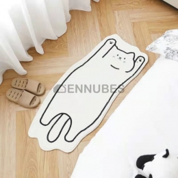 Alfombra Lavable de Dibujos Animados para Bebés