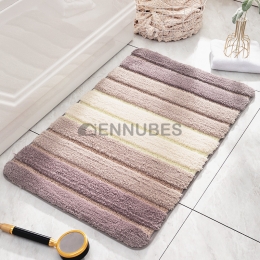 Alfombra Flocada Universal Antideslizante para Baño