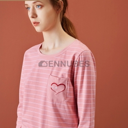 Pijamas Mujeres Rayas Rosa