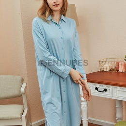 Pijamas Mujeres Fibra Camisero