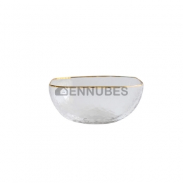 Bol Cuadrado de Vidrio Resistente de Calor