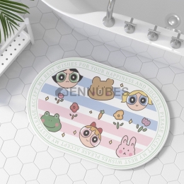 Alfombra Lavable Antideslizante Dibujo Animado para Bebé