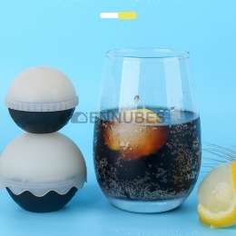 Molde de Bola de Hielo de Silicona Molde de Cubo de Hielo Esférico