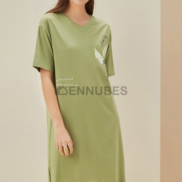Pijamas Mujeres Camisón Verano Verde