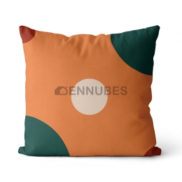 Cojín Decorativo Patrones Geométricos de Algodón Nórdico