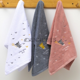 Toalla de Algodón con Patrón de Dibujos