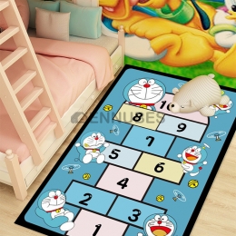 Alfombra Lavable Antideslizante de Gateo de Doraemon para Bebé