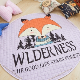 Alfombras Bebé para Gatear Redondo Antideslizante