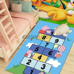 Alfombra Lavable Suave de Gateo de Paige Cerdo para Bebé