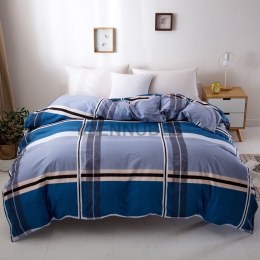 Funda Nórdica Cepillada Ropa de Cama Pieza Única Algodón Engrosada